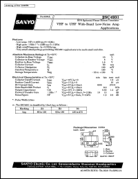 datasheet for 2SC4931 by SANYO Electric Co., Ltd.