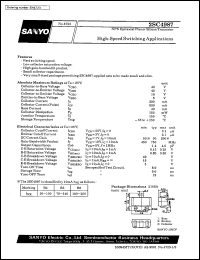 datasheet for 2SC4987 by SANYO Electric Co., Ltd.