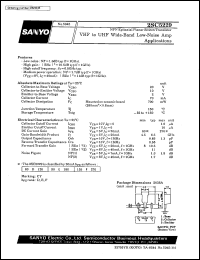 datasheet for 2SC5229 by SANYO Electric Co., Ltd.