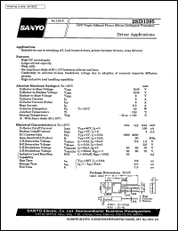 datasheet for 2SD1395 by SANYO Electric Co., Ltd.