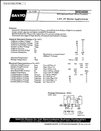 datasheet for 2SD1620 by SANYO Electric Co., Ltd.