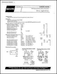 datasheet for 2SD1800 by SANYO Electric Co., Ltd.