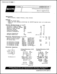 datasheet for 2SD1817 by SANYO Electric Co., Ltd.