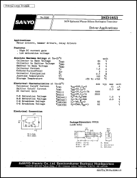 datasheet for 2SD1853 by SANYO Electric Co., Ltd.