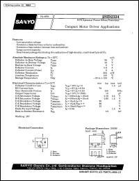 datasheet for 2SD2324 by SANYO Electric Co., Ltd.