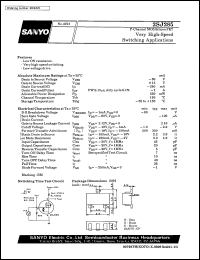 datasheet for 2SJ285 by SANYO Electric Co., Ltd.