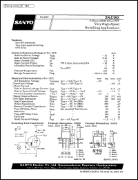 datasheet for 2SJ382 by SANYO Electric Co., Ltd.