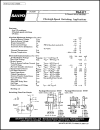 datasheet for 2SJ417 by SANYO Electric Co., Ltd.