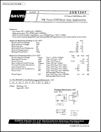 datasheet for 2SK1067 by SANYO Electric Co., Ltd.