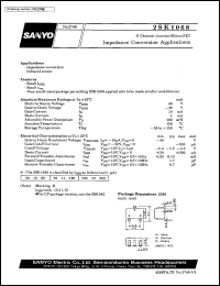 datasheet for 2SK1068 by SANYO Electric Co., Ltd.