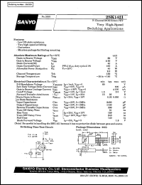 datasheet for 2SK1421 by SANYO Electric Co., Ltd.