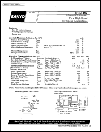 datasheet for 2SK1427 by SANYO Electric Co., Ltd.