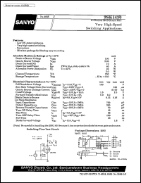 datasheet for 2SK1430 by SANYO Electric Co., Ltd.