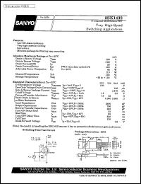 datasheet for 2SK1432 by SANYO Electric Co., Ltd.