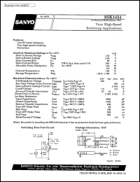 datasheet for 2SK1434 by SANYO Electric Co., Ltd.