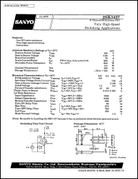 datasheet for 2SK1437 by SANYO Electric Co., Ltd.