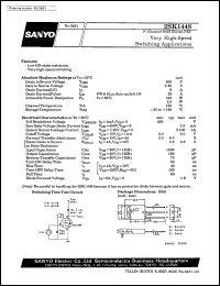 datasheet for 2SK1448 by SANYO Electric Co., Ltd.