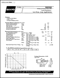 datasheet for 2SK222 by SANYO Electric Co., Ltd.