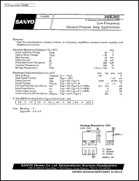 datasheet for 2SK303 by SANYO Electric Co., Ltd.