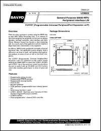 datasheet for LC8953 by SANYO Electric Co., Ltd.