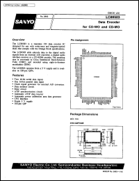 datasheet for LC89583 by SANYO Electric Co., Ltd.