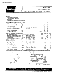 datasheet for 2SK1453 by SANYO Electric Co., Ltd.