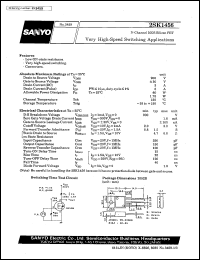 datasheet for 2SK1456 by SANYO Electric Co., Ltd.