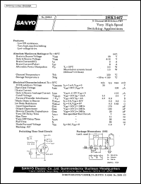 datasheet for 2SK1467 by SANYO Electric Co., Ltd.