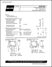 datasheet for 2SK1691 by SANYO Electric Co., Ltd.