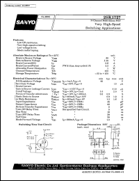 datasheet for 2SK1727 by SANYO Electric Co., Ltd.