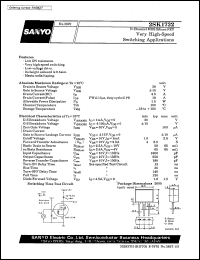 datasheet for 2SK1732 by SANYO Electric Co., Ltd.