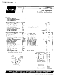 datasheet for 2SK1736 by SANYO Electric Co., Ltd.