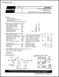 datasheet for 3SK264 by SANYO Electric Co., Ltd.