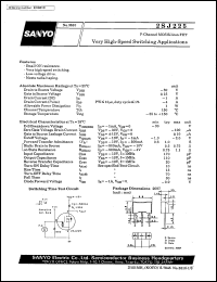 datasheet for 2SJ225 by SANYO Electric Co., Ltd.