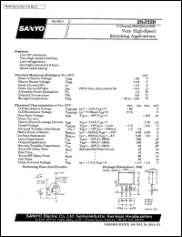 datasheet for 2SJ229 by SANYO Electric Co., Ltd.