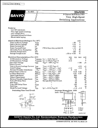 datasheet for 2SJ230 by SANYO Electric Co., Ltd.