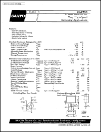 datasheet for 2SJ233 by SANYO Electric Co., Ltd.