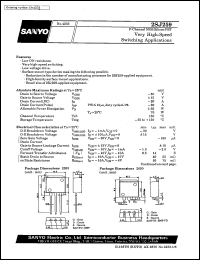 datasheet for 2SJ259 by SANYO Electric Co., Ltd.