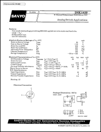 datasheet for 2SK1839 by SANYO Electric Co., Ltd.