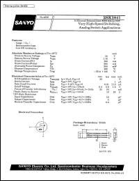 datasheet for 2SK1841 by SANYO Electric Co., Ltd.