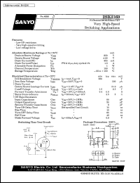 datasheet for 2SK2169 by SANYO Electric Co., Ltd.