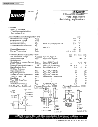 datasheet for 2SK2199 by SANYO Electric Co., Ltd.