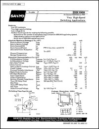 datasheet for 2SK1908 by SANYO Electric Co., Ltd.