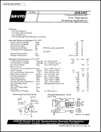 datasheet for 2SK1887 by SANYO Electric Co., Ltd.