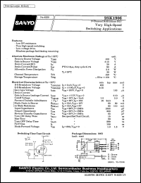 datasheet for 2SK1906 by SANYO Electric Co., Ltd.