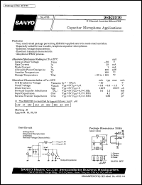 datasheet for 2SK2219 by SANYO Electric Co., Ltd.