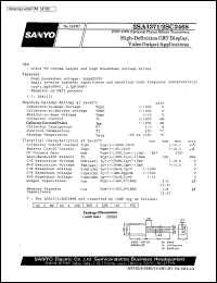 datasheet for 2SA1371 by SANYO Electric Co., Ltd.