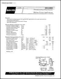 datasheet for 2SA1965 by SANYO Electric Co., Ltd.