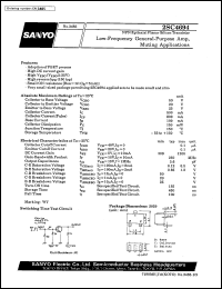 datasheet for 2SC4694 by SANYO Electric Co., Ltd.