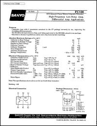 datasheet for FC156 by SANYO Electric Co., Ltd.